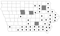 swamp white oak map