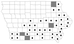 chinquapin oak map